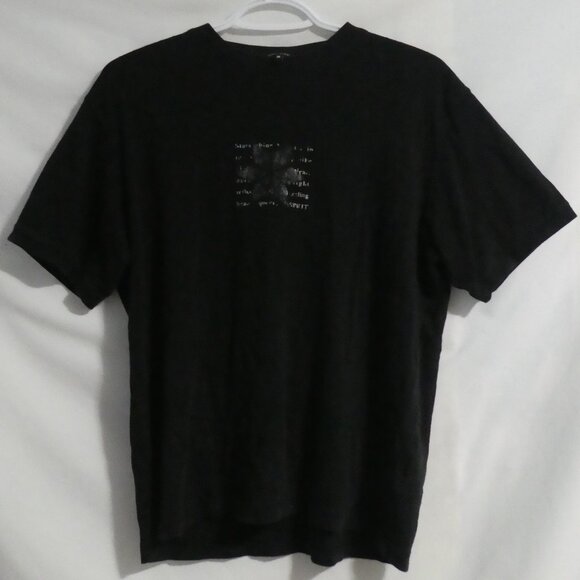 ESPRIT Men | medium | Black Short Sleeve Graphic Tee - Picture 1 of 13